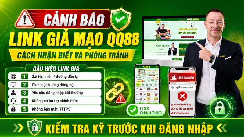 Cảnh Báo Link Giả Mạo QQ88 – Cách Nhận Biết - XINOGU.PRO