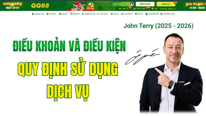Điều Khoản Và Điều Kiện QQ88 – Quy Định Sử Dụng Dịch Vụ - XINOGU.PRO