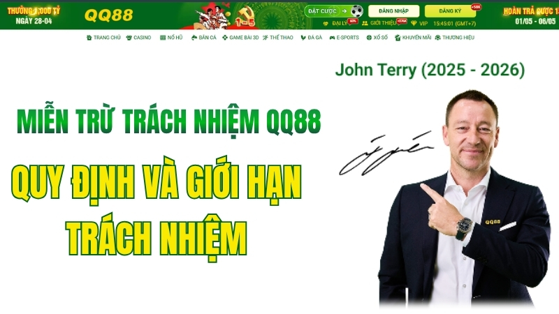 Miễn Trừ Trách Nhiệm QQ88 – Quy Định Và Giới Hạn Trách Nhiệm - XINOGU.PRO