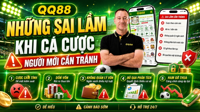 Sai Lầm Khi Cá Cược – 10 Lỗi Người Mới Cần Tránh - XINOGU.PRO