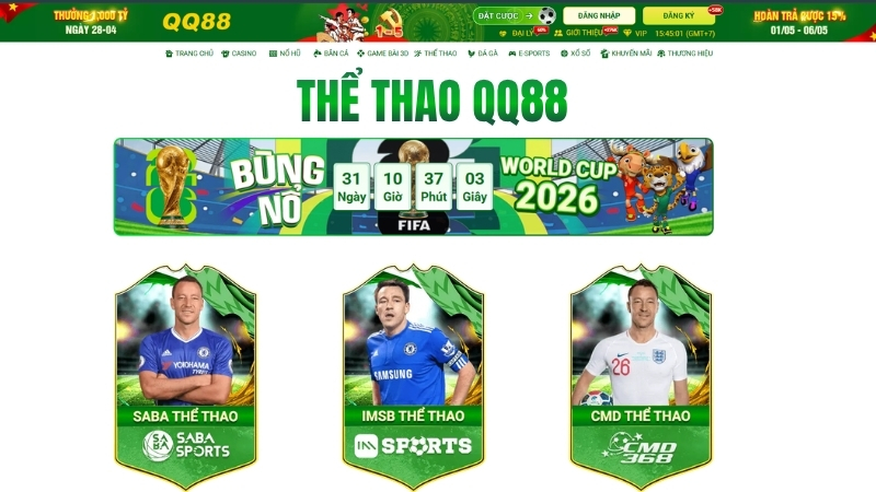 Thể Thao QQ88 – Trải Nghiệm Cá Cược Bóng Đá Và Kèo Thể Thao - XINOGU.PRO